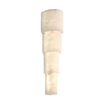 Alba Cascade Alabaster Wall Sconce – Modern LED Wall Light