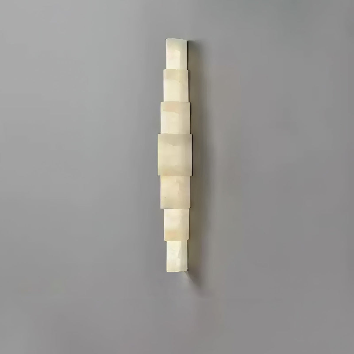 Alba Cascade Alabaster Wall Sconce – Modern LED Wall Light