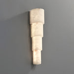 Alba Cascade Alabaster Wall Sconce – Modern LED Wall Light