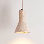 Alchemica Travertine Pendant Light – Sculptural Stone Lamp for Dining & Kitchen