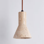 Alchemica Travertine Pendant Light – Sculptural Stone Lamp for Dining & Kitchen