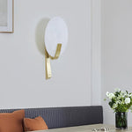 Alice Alabaster Plug In Wall Lamp