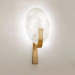 Alice Alabaster Plug In Wall Lamp