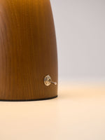 Myco Mushroom Table Lamp with Walnut Wood Base and LED