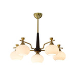 Alistair Sphere Chandelier — Modern Gold & Glass Pendant Light