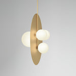 Alta Pendant Light | Modern Glass & Metal Hanging Lamp for Living Room, Dining Room, Bedroom