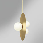 Alta Pendant Light | Modern Glass & Metal Hanging Lamp for Living Room, Dining Room, Bedroom