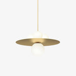 Alta Pendant Light | Modern Glass & Metal Hanging Lamp for Living Room, Dining Room, Bedroom
