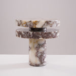 Halo Marble Table Lamp – Sculptural LED Accent Light in Natural Stone
