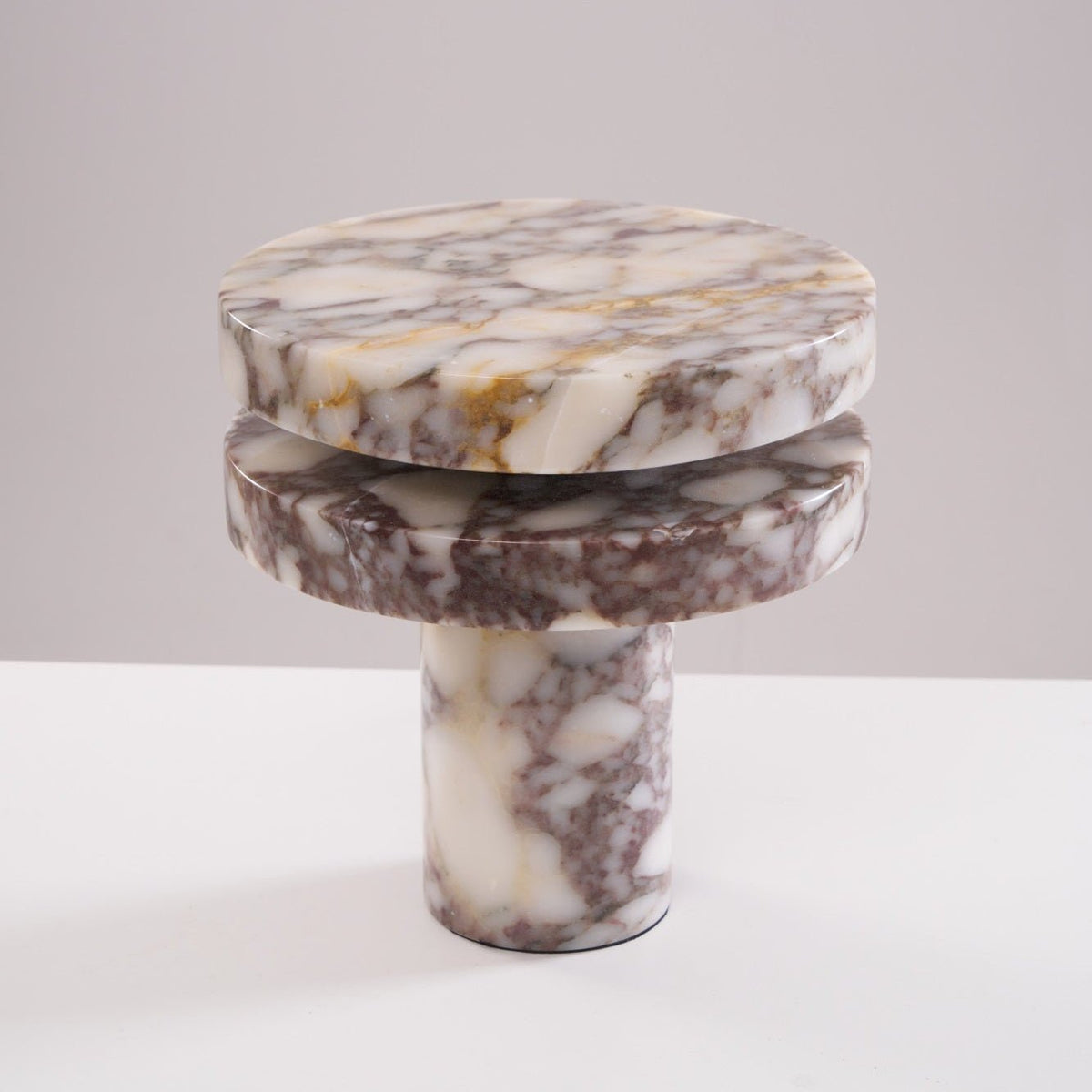 Halo Marble Table Lamp – Sculptural LED Accent Light in Natural Stone