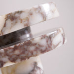 Halo Marble Table Lamp – Sculptural LED Accent Light in Natural Stone