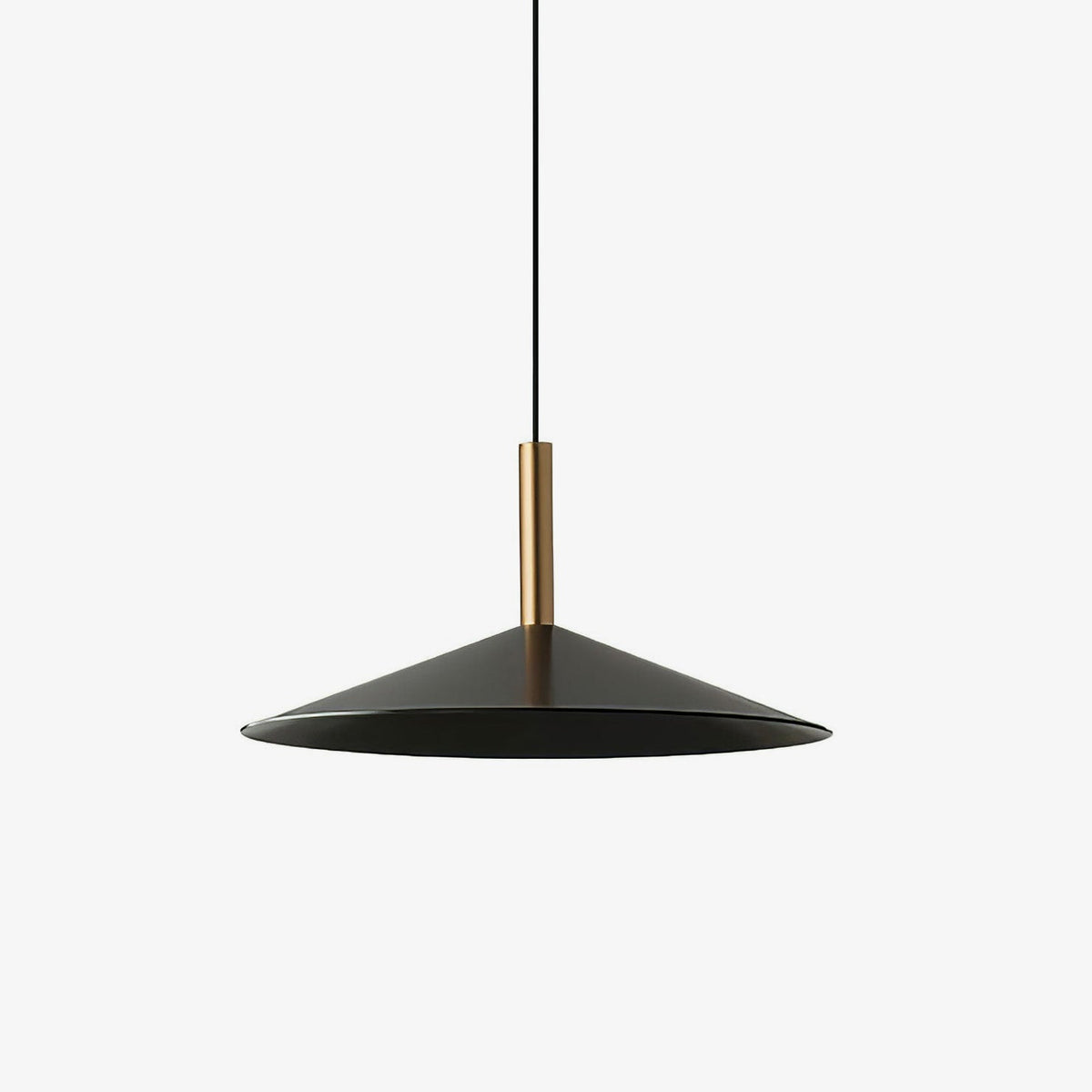 Altura Cone LED Pendant Light in Black and Gold for Modern Interiors