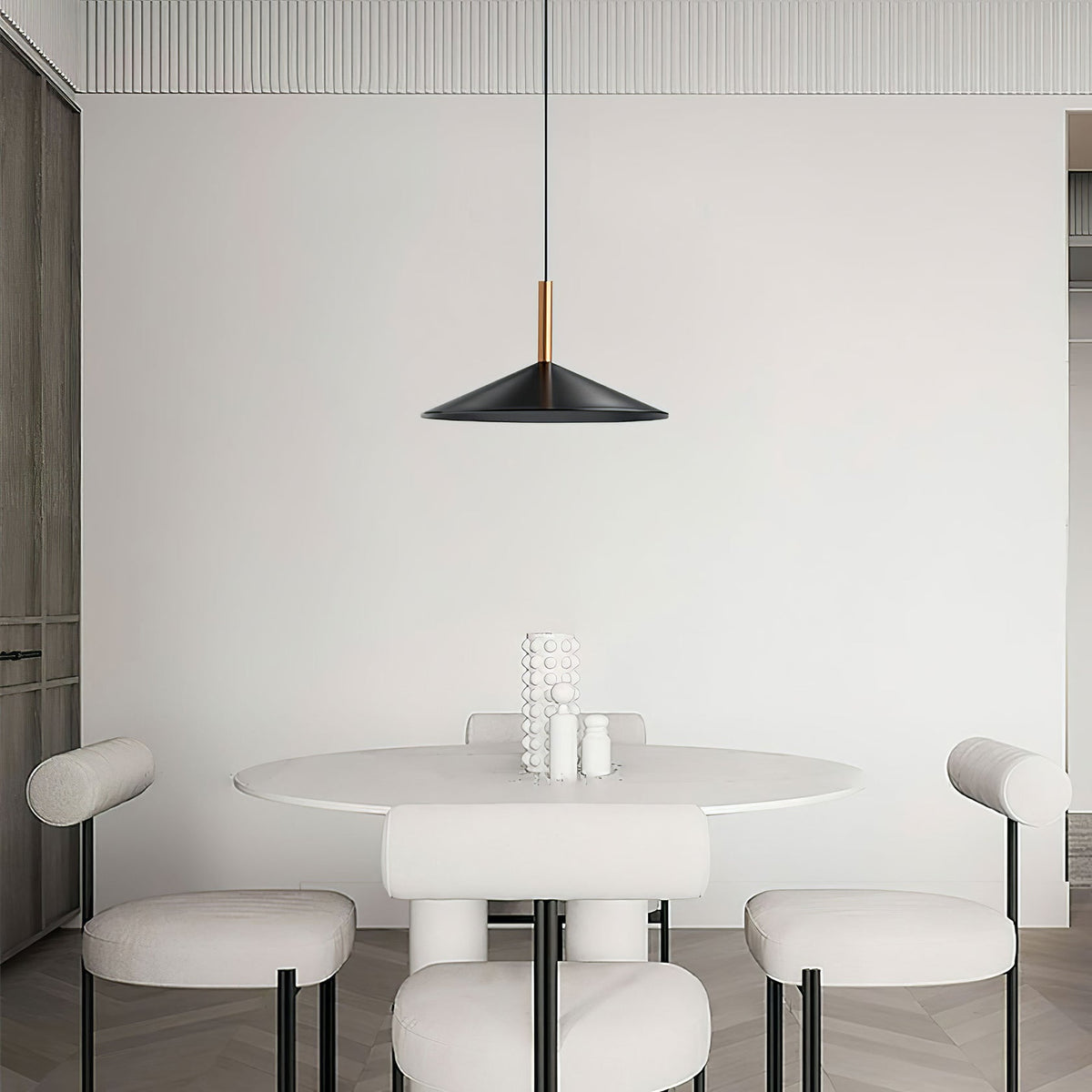 Altura Cone LED Pendant Light in Black and Gold for Modern Interiors