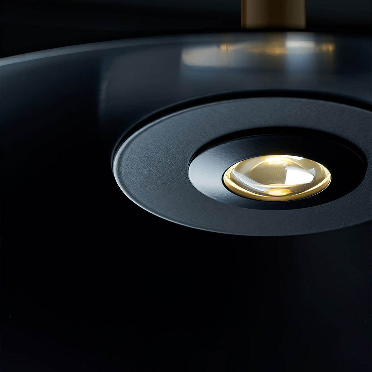 Altura Cone LED Pendant Light in Black and Gold for Modern Interiors