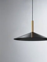 Altura Cone LED Pendant Light in Black and Gold for Modern Interiors