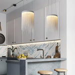 Aluminum Chain Tassel Pendant Light