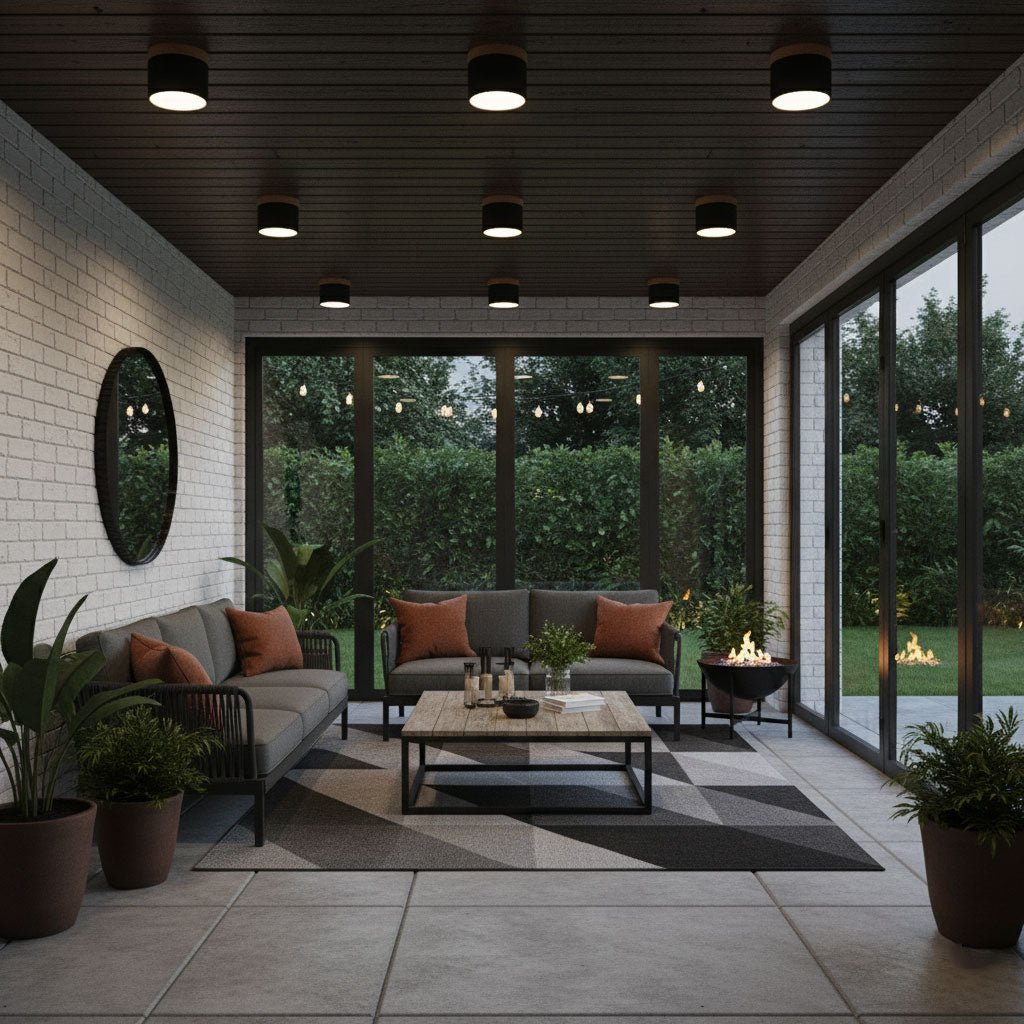 Alva Wooden Surface Downlight – Scandinavian Minimalist Ceiling Lamp