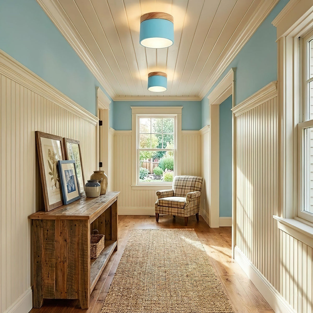 Alva Wooden Surface Downlight – Scandinavian Minimalist Ceiling Lamp