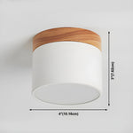 Alva Wooden Surface Downlight – Scandinavian Minimalist Ceiling Lamp