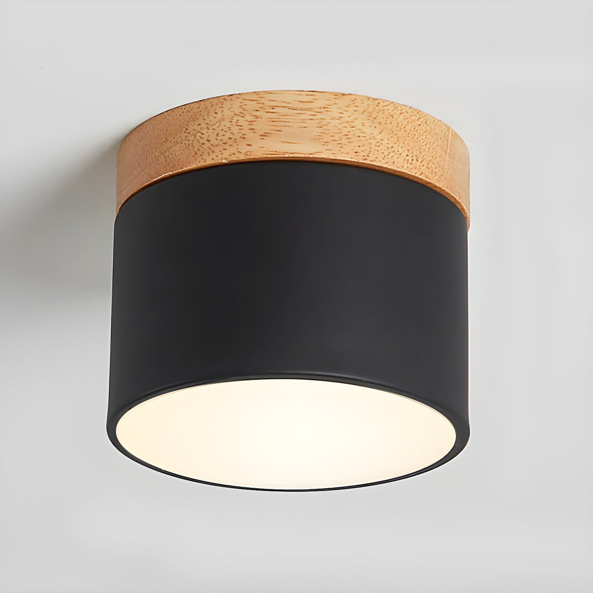 Alva Wooden Surface Downlight – Scandinavian Minimalist Ceiling Lamp