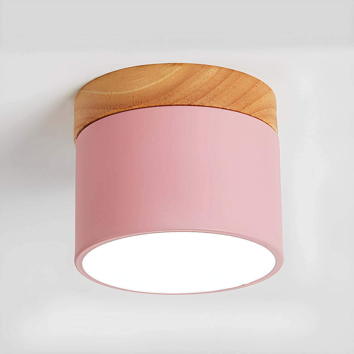 Alva Wooden Surface Downlight – Scandinavian Minimalist Ceiling Lamp