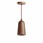 Alven Taper Wooden Pendant Light – Minimalist Hanging Lamp for Dining & Living Spaces