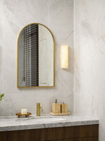 Alvia Alabaster Wall Sconce — Natural Stone LED Wall Light