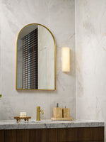 Alvia Alabaster Wall Sconce — Natural Stone LED Wall Light