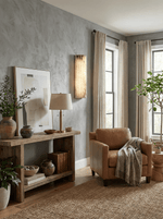 Alvia Alabaster Wall Sconce — Natural Stone LED Wall Light