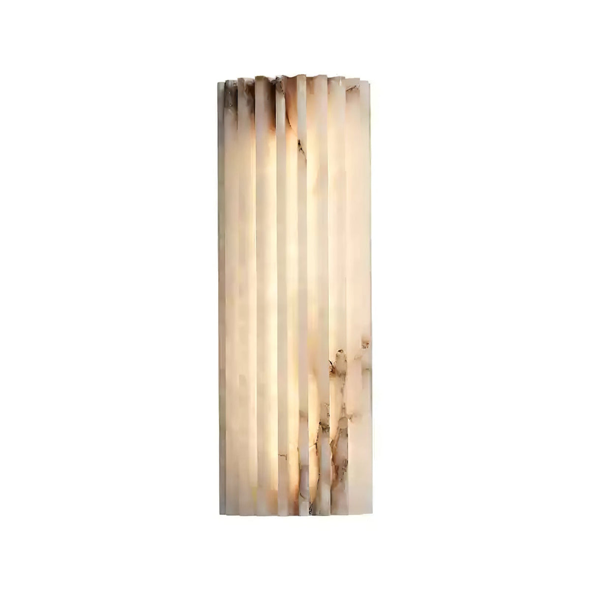 Alvia Alabaster Wall Sconce — Natural Stone LED Wall Light