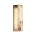 Alvia Alabaster Wall Sconce — Natural Stone LED Wall Light