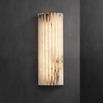 Alvia Alabaster Wall Sconce — Natural Stone LED Wall Light