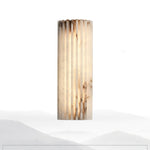 Alvia Alabaster Wall Sconce — Natural Stone LED Wall Light