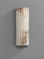 Alvia Alabaster Wall Sconce — Natural Stone LED Wall Light