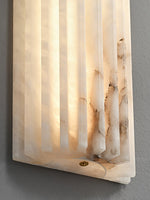 Alvia Alabaster Wall Sconce — Natural Stone LED Wall Light