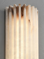 Alvia Alabaster Wall Sconce — Natural Stone LED Wall Light
