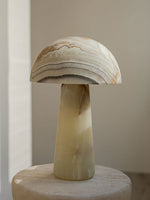 Aurora Jade Table Lamp – Sculptural Natural Stone LED Accent Light