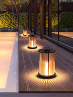Ambient Line Lantern Garden Light – Stainless Steel Outdoor Post Lamp