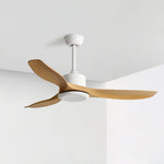 Amelia Ceiling Fan — Sculpted ABS Blades, DC Motor, 42-52 Inch