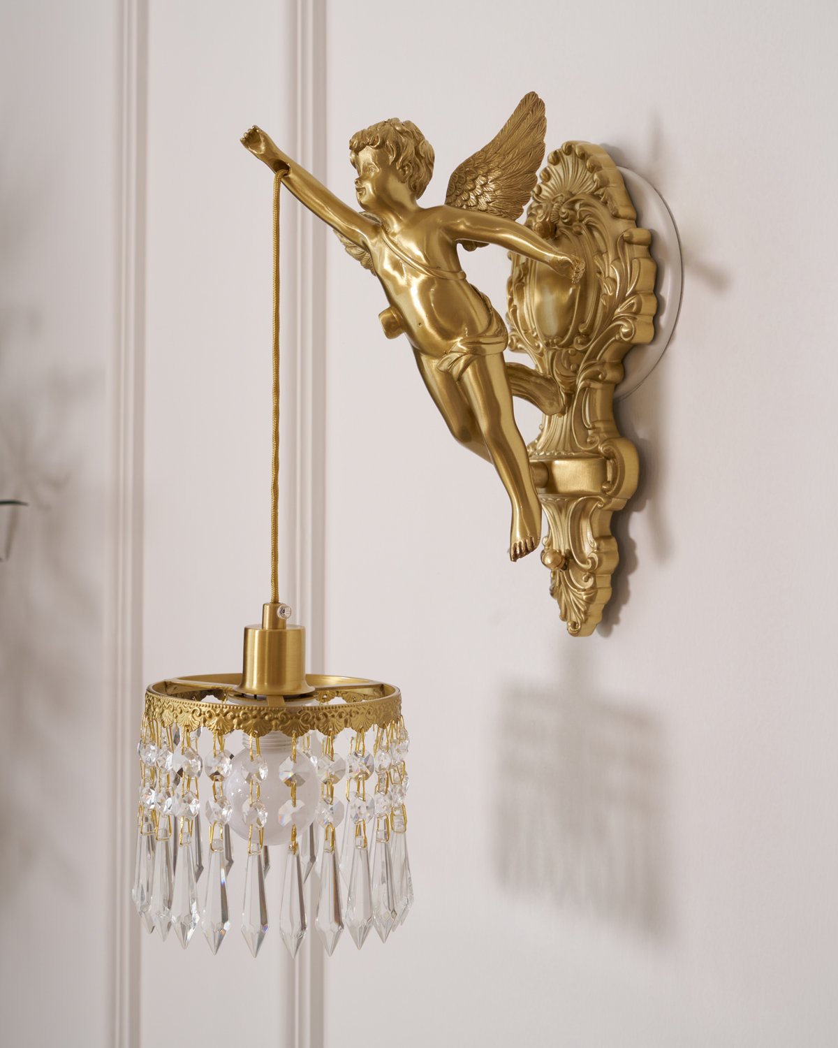 Angel Crystal Wall Light