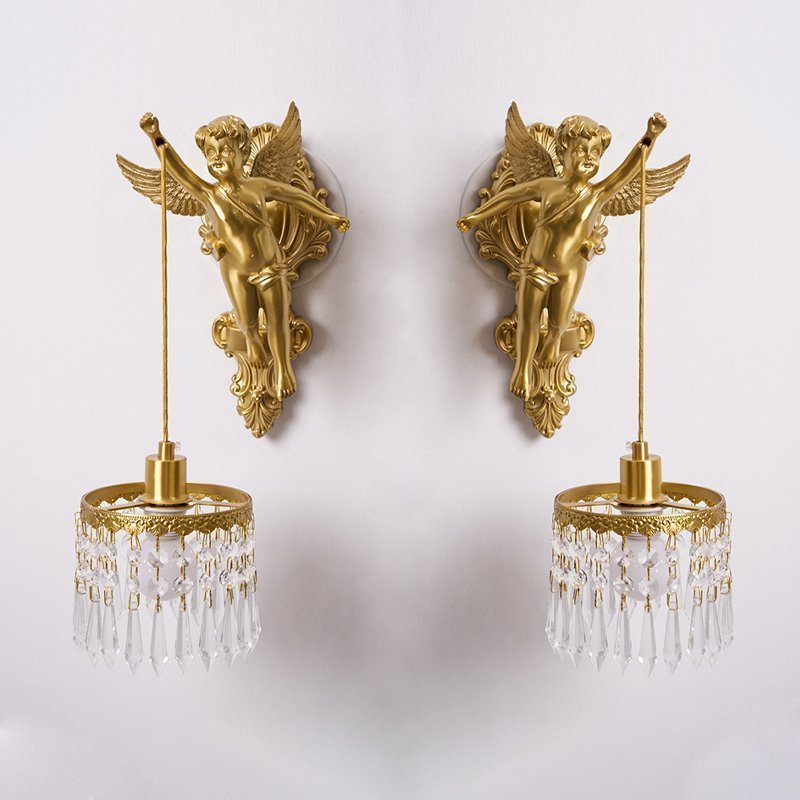 Angel Crystal Wall Light