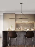 Angled Linear Pendant Light