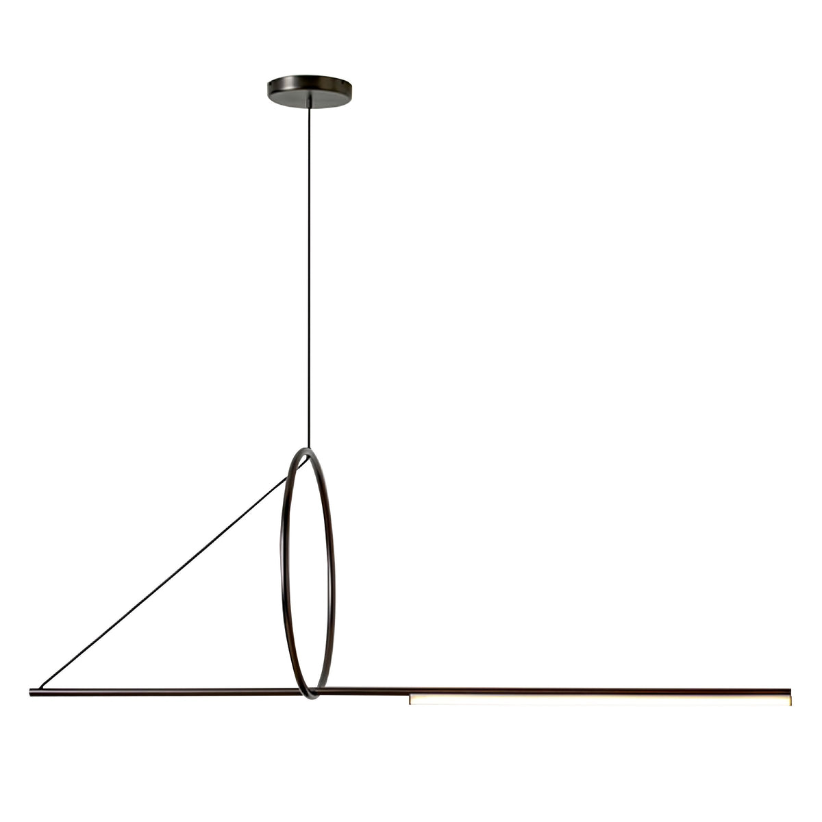 Angled Linear Pendant Light