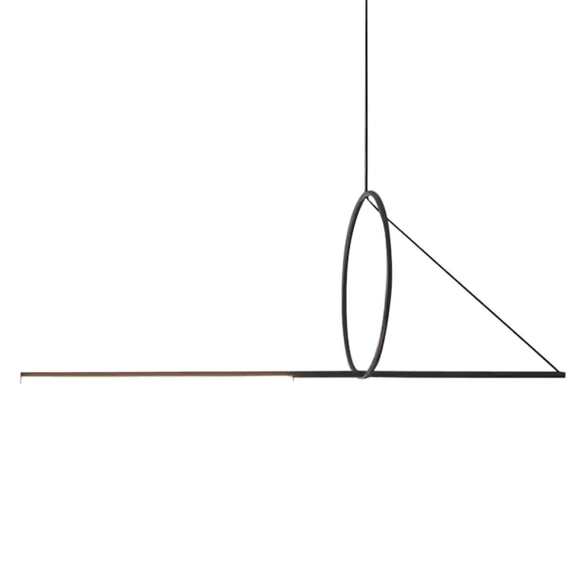 Angled Linear Pendant Light