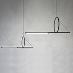Angled Linear Pendant Light