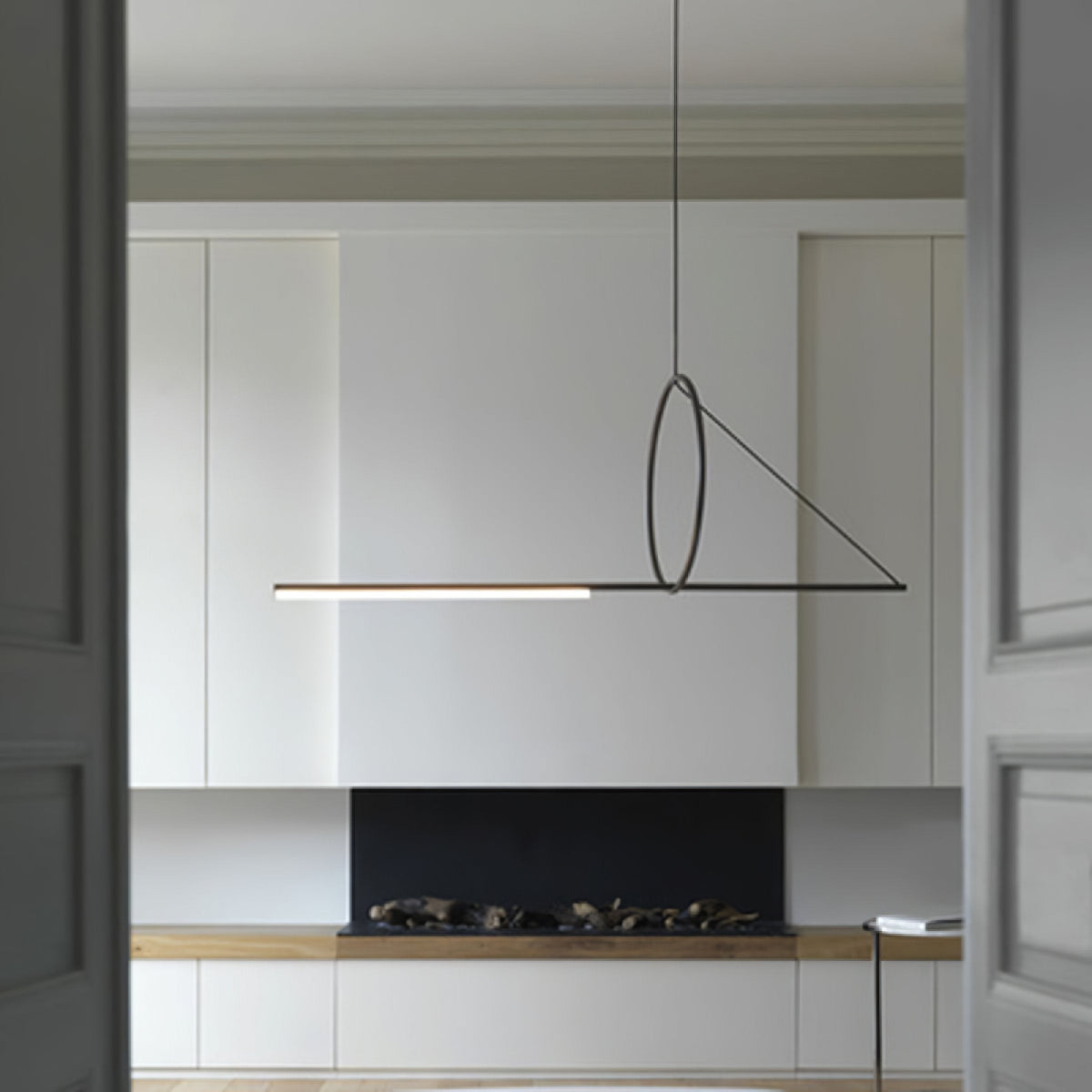 Angled Linear Pendant Light