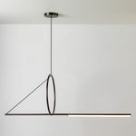 Angled Linear Pendant Light