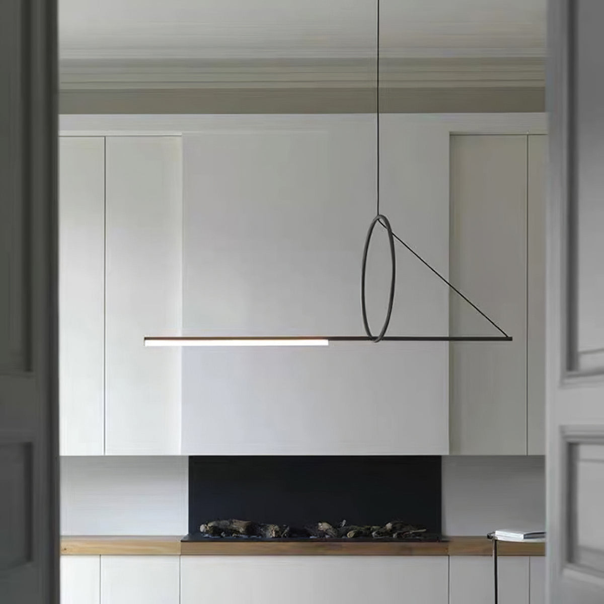 Angled Linear Pendant Light