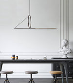 Angled Linear Pendant Light