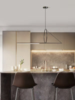 Angled Linear Pendant Light